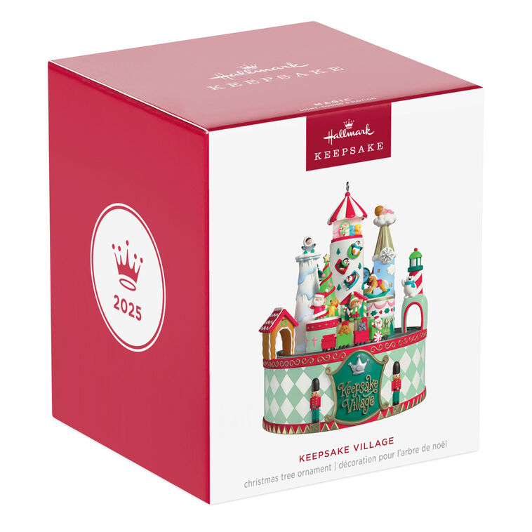 Keepsake Village Musical Ornament With Light and Motion