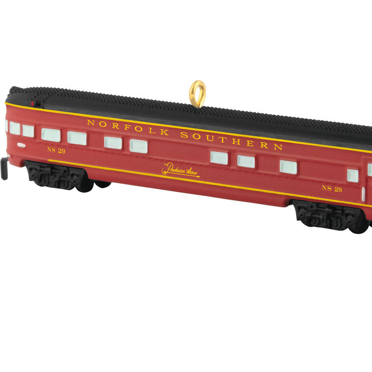 Mini Lionel® Norfolk and Western Passenger Set Ornaments, Set of 3
