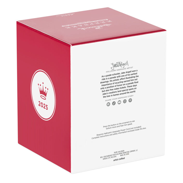 The Lord of the Rings™ Gollum™ Ornament With Sound and Motion