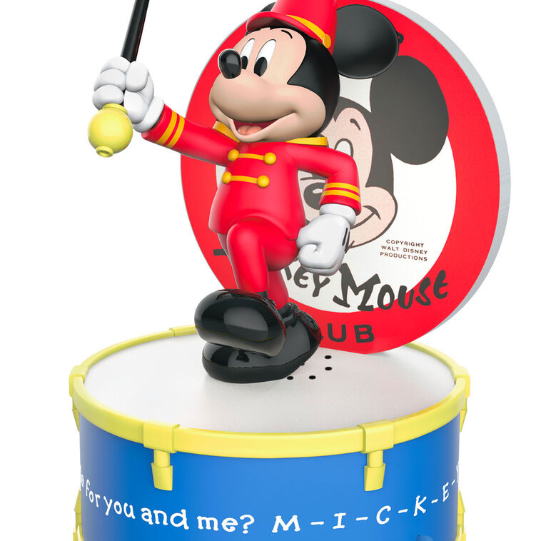 Disney The Mickey Mouse Club 70 Years of Music and Fun Musical Ornament With Light