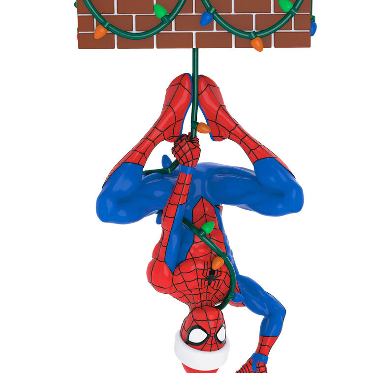 Marvel Spider-Man Peekbuster Ornament With Motion-Activated Sound