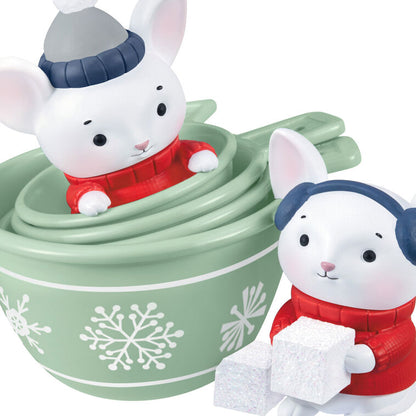 Merry Mice in Measuring Cups Ornament