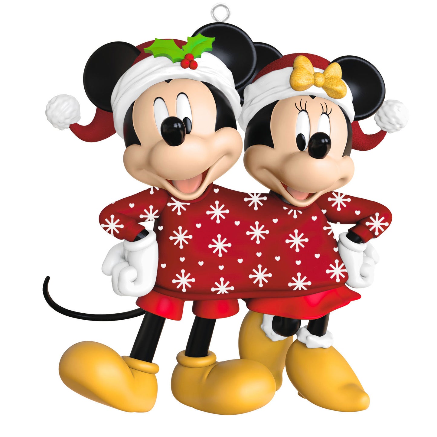 Disney Mickey and Minnie Sweater-Sharing Sweethearts Ornament