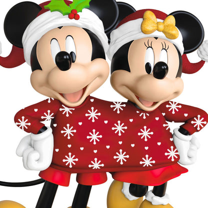 Disney Mickey and Minnie Sweater-Sharing Sweethearts Ornament
