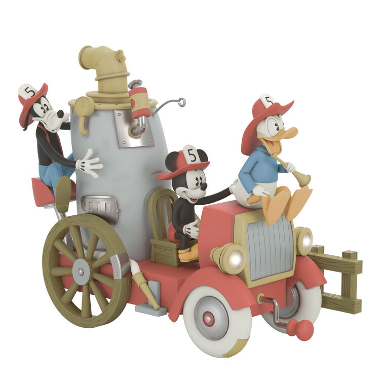 Disney Mickey and Friends Firefighting Friends 2025 Ornament With Light, Sound and Motion