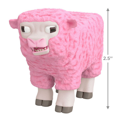 A Minecraft Movie Pink Sheep Ornament