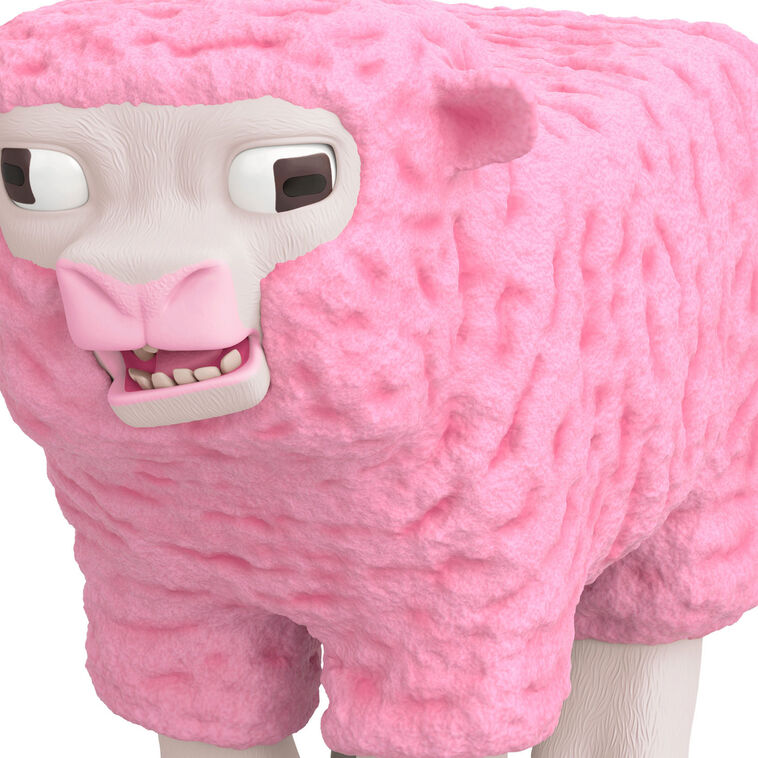 A Minecraft Movie Pink Sheep Ornament