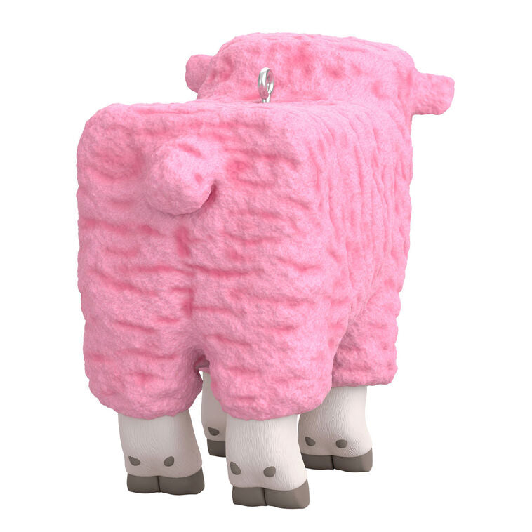 A Minecraft Movie Pink Sheep Ornament