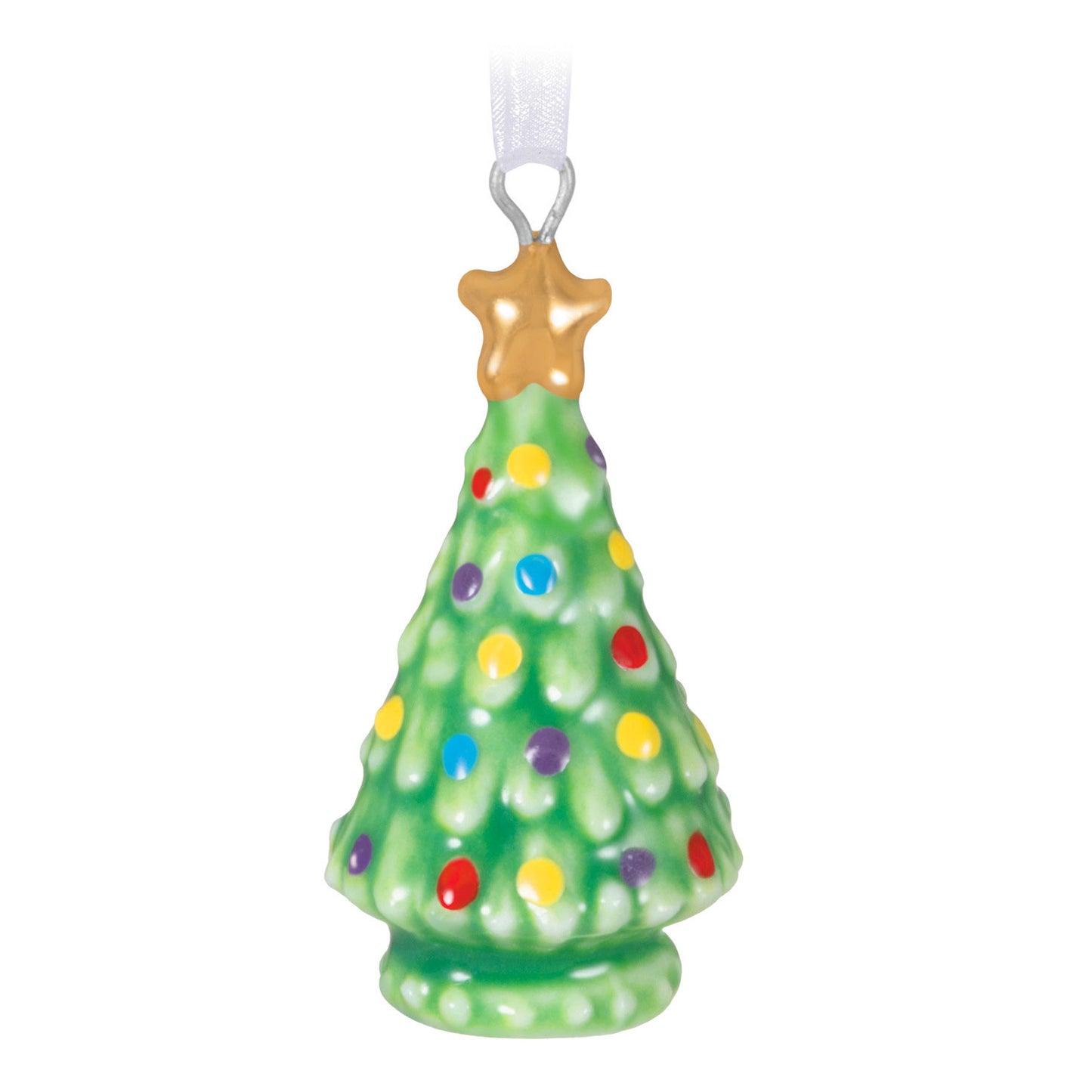 Mini O Tiny Tree! Porcelain Ornament, 1"
