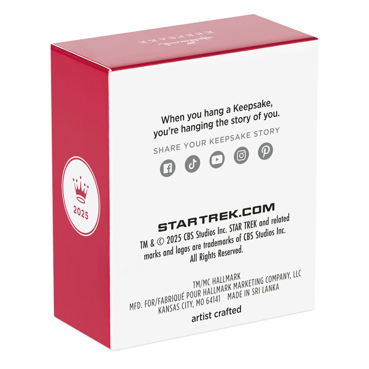 Mini Star Trek™: Voyager U.S.S. Voyager Ornament, 0.25"