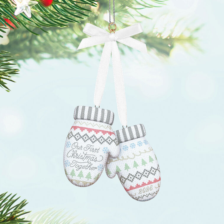 Our First Christmas Together 2025 Porcelain Ornament