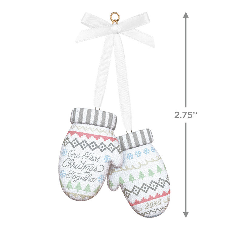 Our First Christmas Together 2025 Porcelain Ornament