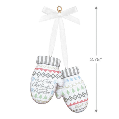 Our First Christmas Together 2025 Porcelain Ornament