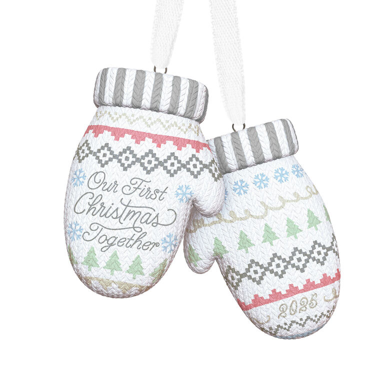 Our First Christmas Together 2025 Porcelain Ornament