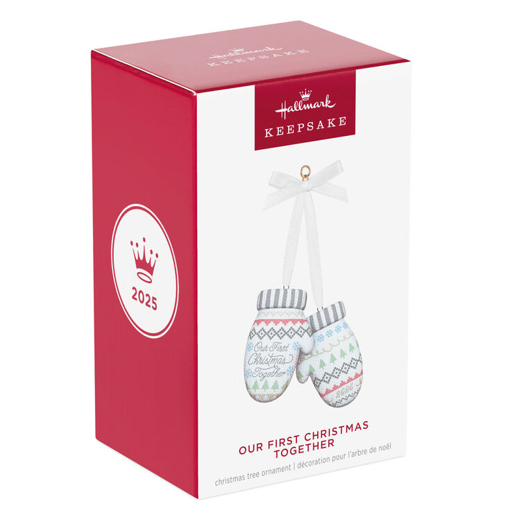 Our First Christmas Together 2025 Porcelain Ornament