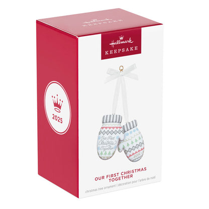 Our First Christmas Together 2025 Porcelain Ornament