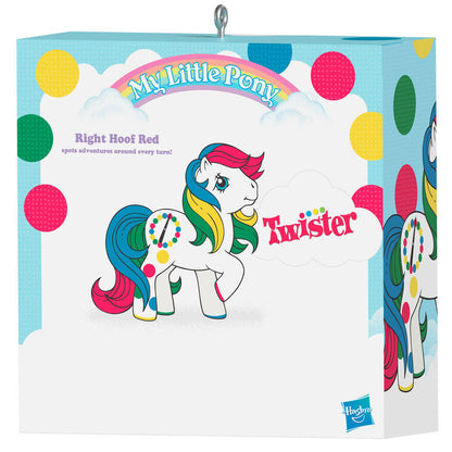 Hasbro® My Little Pony® Retro Twister® Right Hoof Red Ornament