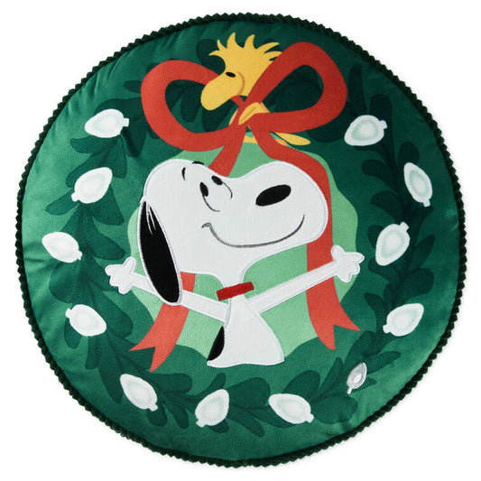 Peanuts® Snoopy Wreath Light-Up Pillow, 17""