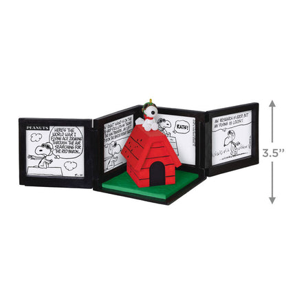 Peanuts® 75th Anniversary Snoopy as The Flying Ace Musical Ornament