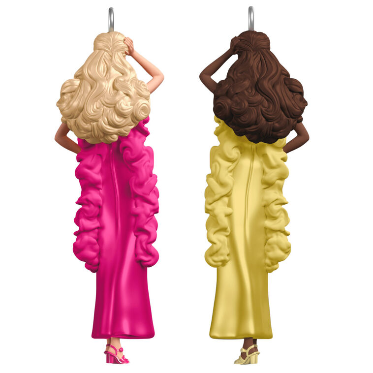 Mini Superstar Barbie™ and Superstar Christie™ Ornaments, Set of 2