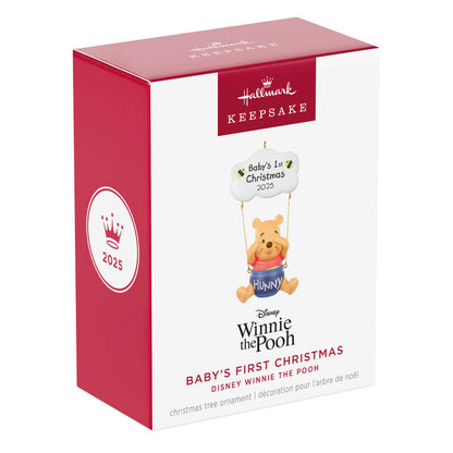 Disney Winnie the Pooh Baby's First Christmas 2025 Ornament