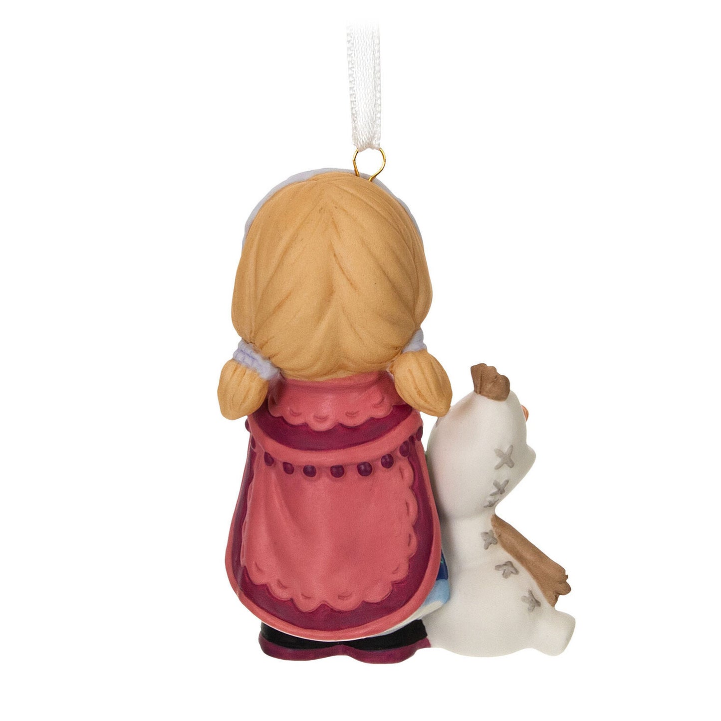 Disney Precious Moments Frozen Anna and Olaf Porcelain Ornament