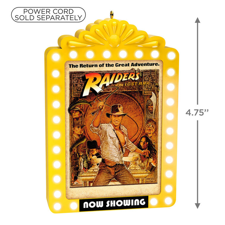 Indiana Jones™ and the Raiders of the Lost Ark™ Now Showing Ornament With Light