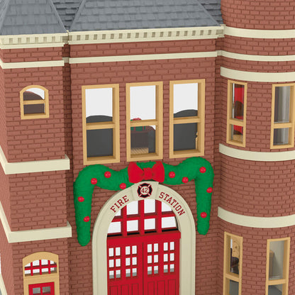 Nostalgic Houses and Shops Keepsake Korners Firehouse Ornament