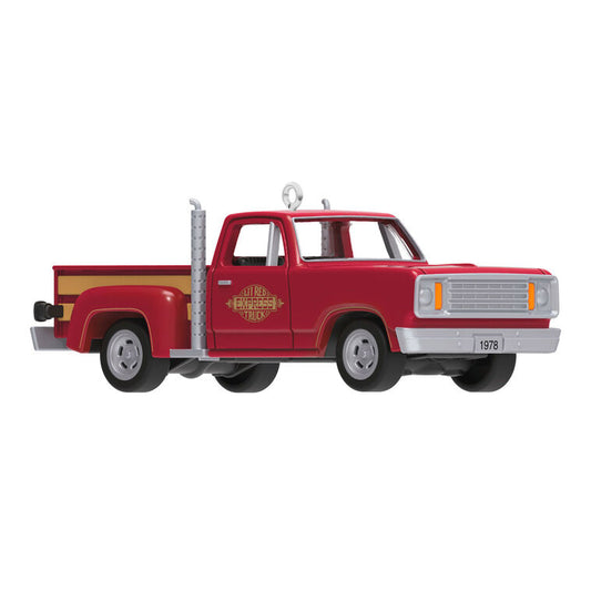 Mini Lil' American Trucks 1978 Dodge Li'l Red Express Truck 2025 Metal Ornament, 0.75"