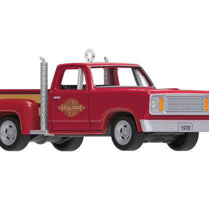 Mini Lil' American Trucks 1978 Dodge Li'l Red Express Truck 2025 Metal Ornament, 0.75"