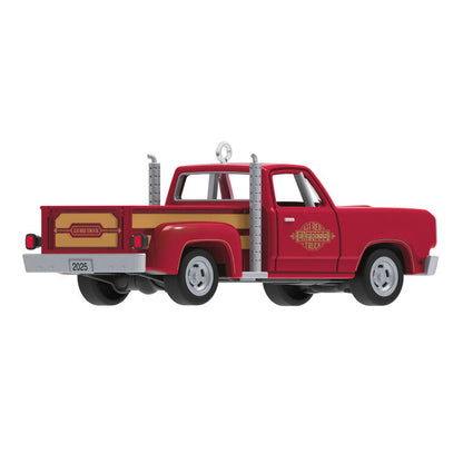 Mini Lil' American Trucks 1978 Dodge Li'l Red Express Truck 2025 Metal Ornament, 0.75"