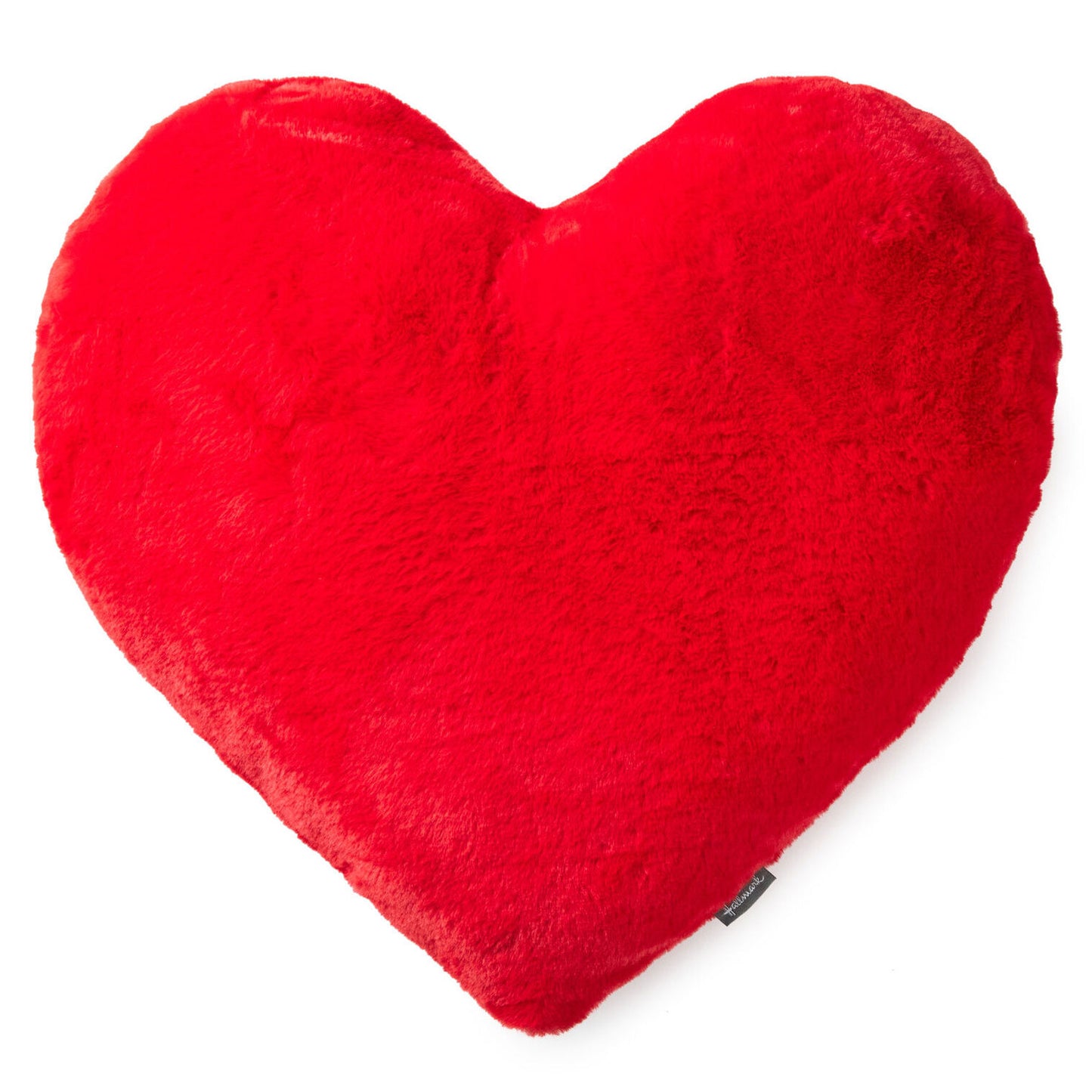 Red Heart-Shaped Pillow, 17x18