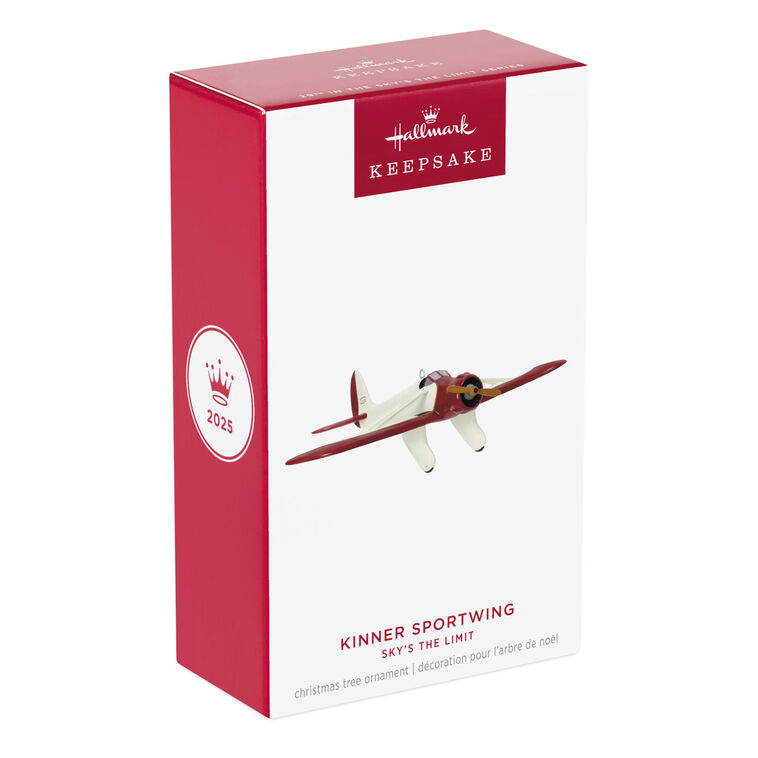 Sky's the Limit Kinner Sportwing Airplane Ornament