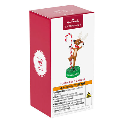 North Pole Dancer Ornament With Sound