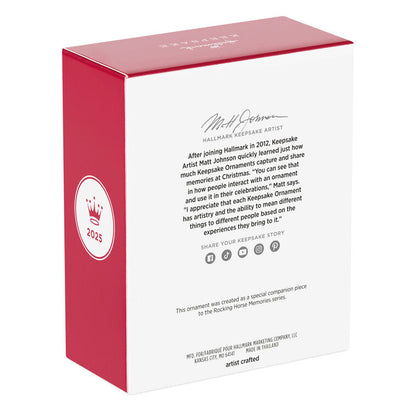 Rocking Reindeer 2025 Ornament