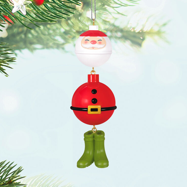 Hooked on Santa Ornament
