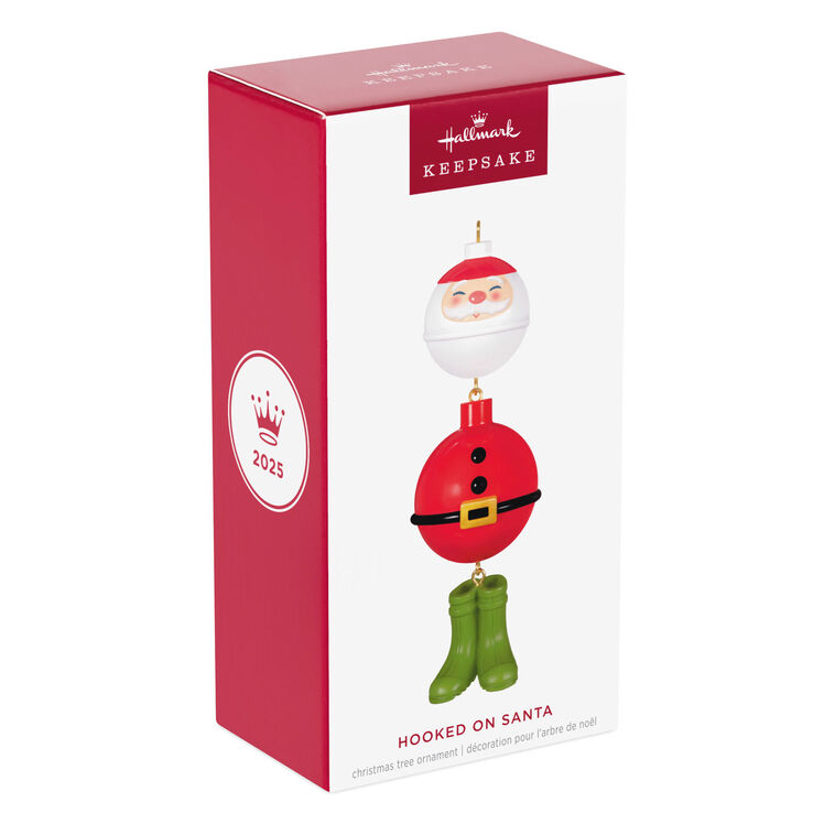 Hooked on Santa Ornament