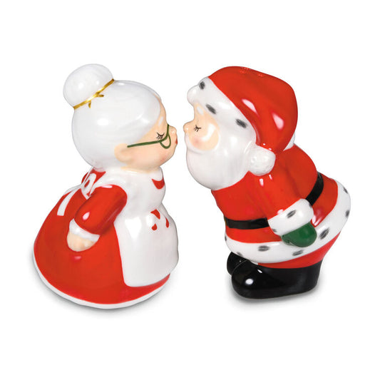 Kissing Clauses Salt and Pepper Shakers, Set of 2