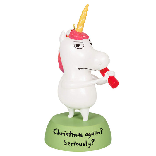 Meh Unicorn Ornament