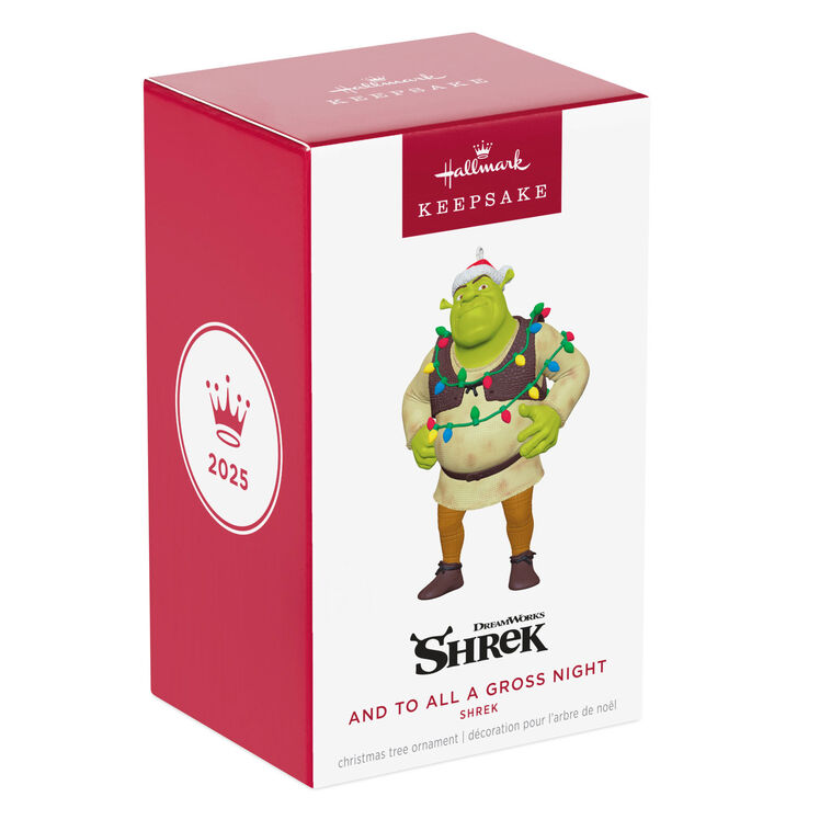 Shrek And To All a Gross Night Ornament