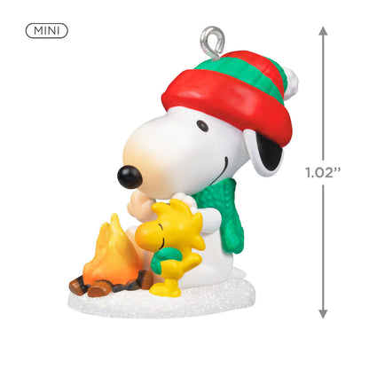 Mini Peanuts® Winter Fun With Snoopy Ornament, 1.02"