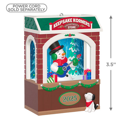 Rockin' Window Shopping 2025 Musical Ornament With Light and Motion
