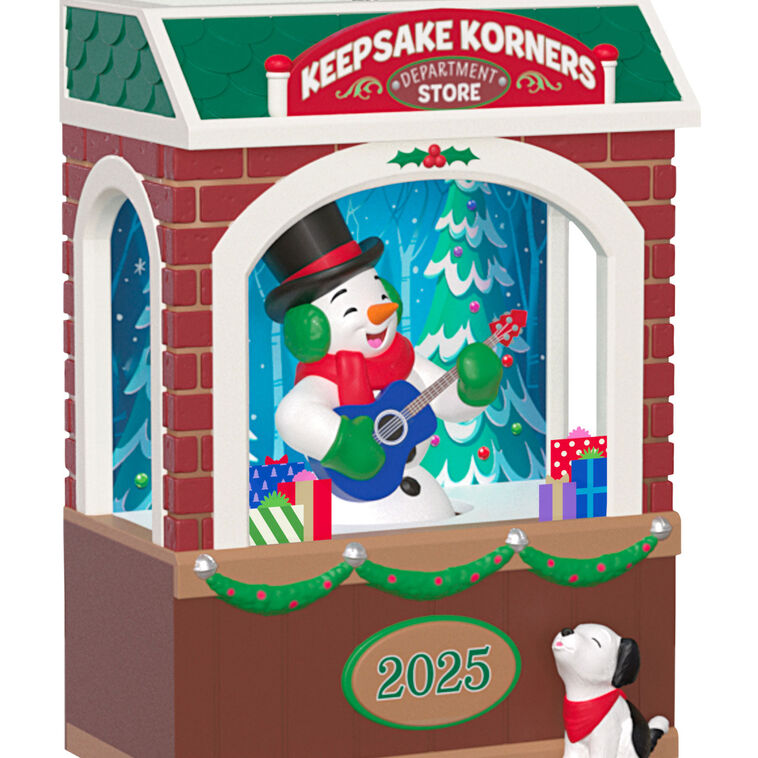 Rockin' Window Shopping 2025 Musical Ornament With Light and Motion