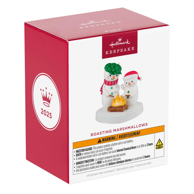 Roasting Marshmallows 2025 Musical Ornament