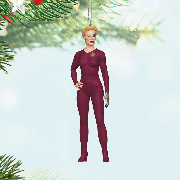 Mini Star Trek™: Voyager Seven of Nine Ornament, 1.75"