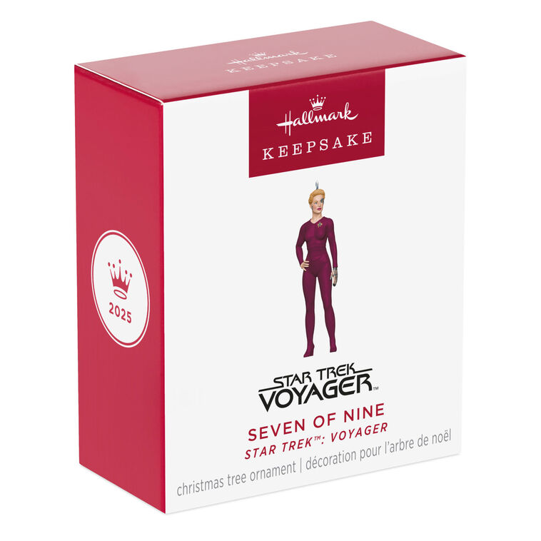 Mini Star Trek™: Voyager Seven of Nine Ornament, 1.75"