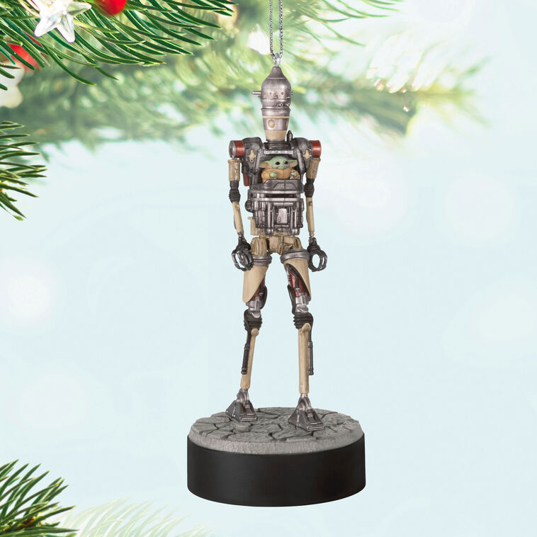 Star Wars: The Mandalorian™ Grogu™ Operating IG-12™ Ornament With Sound