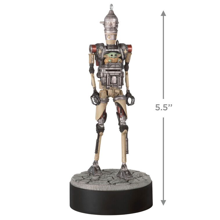 Star Wars: The Mandalorian™ Grogu™ Operating IG-12™ Ornament With Sound