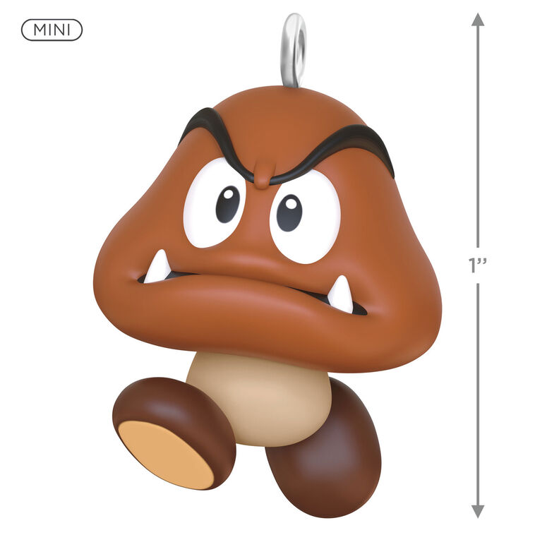 Mini Nintendo Super Mario™ Goomba Ornament, 1"