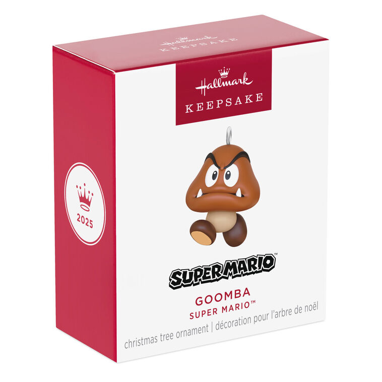 Mini Nintendo Super Mario™ Goomba Ornament, 1"